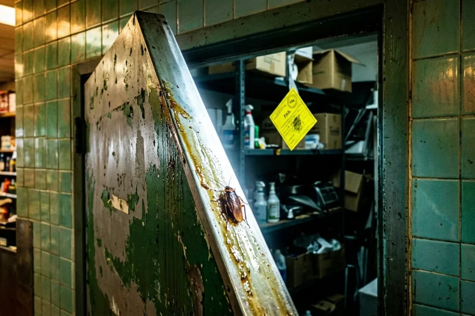 Inspektoři otevřeli zadní místnost a okamžitě zavřeli podnik