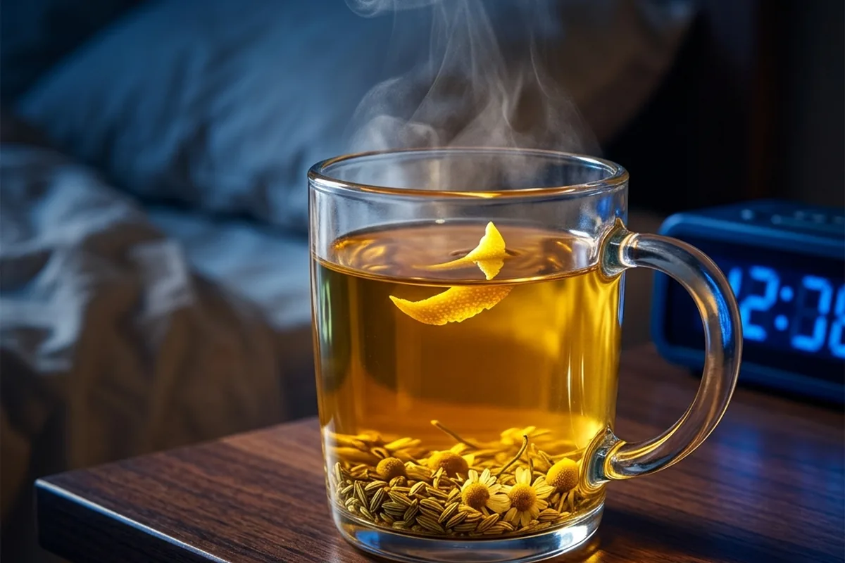 Lepší trávení a klidný spánek: jednoduchá večerní bylinná směs