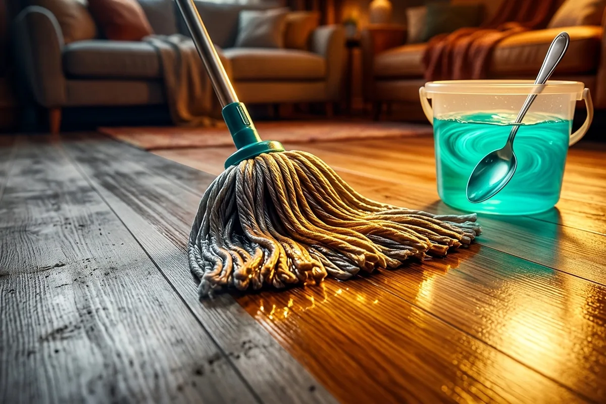 Přestala jsem drhnout podlahu každý týden. Jedna lžíce do kýble a byt vypadá uklizený mnohem déle