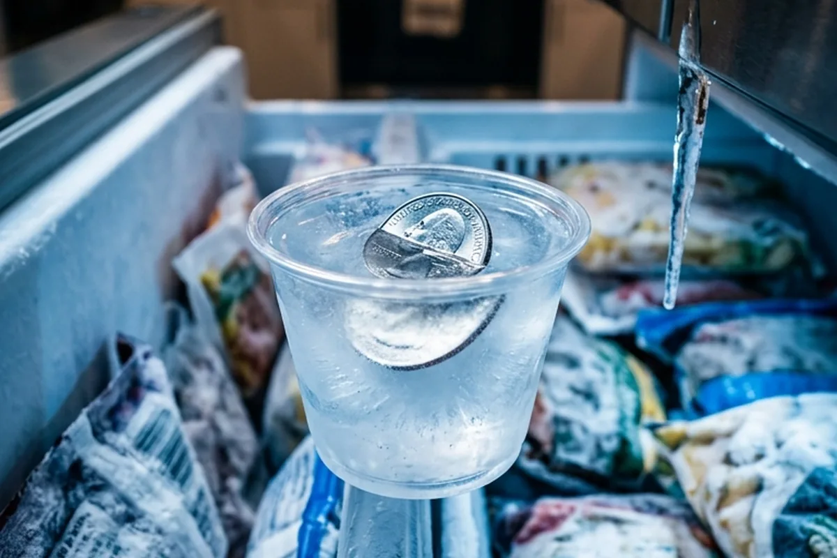 Jak poznat zkažené zásoby po návratu z dovolené: jednoduchý trik s mincí do mrazáku