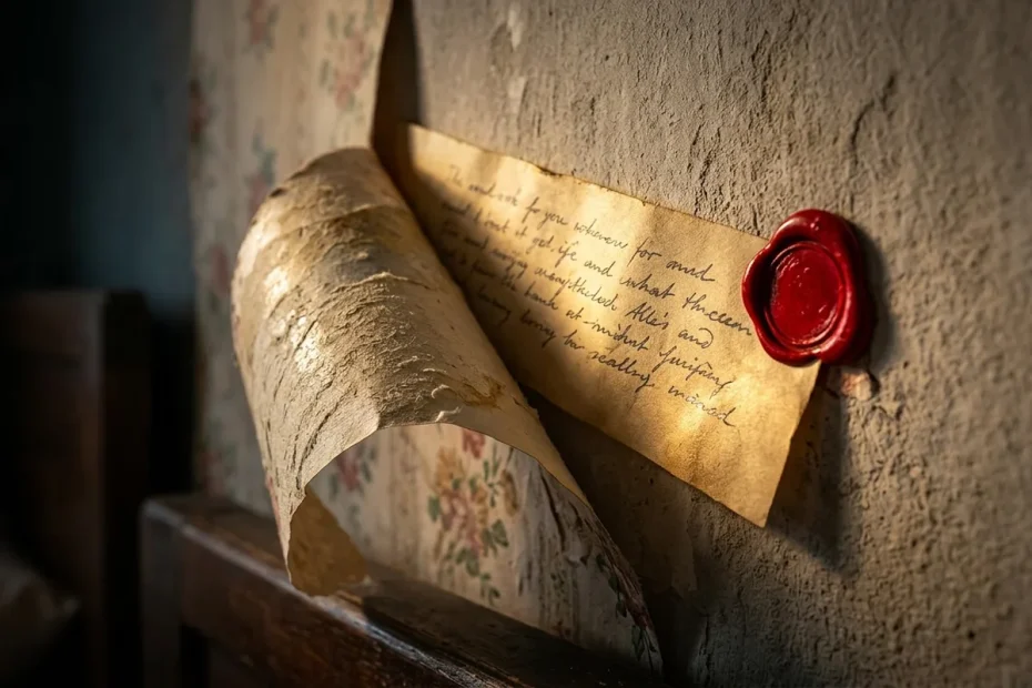 Koupili jsme starou chalupu u Šumavy. Když jsem strhl tapety v ložnici, našel jsem vzkaz z roku 1945