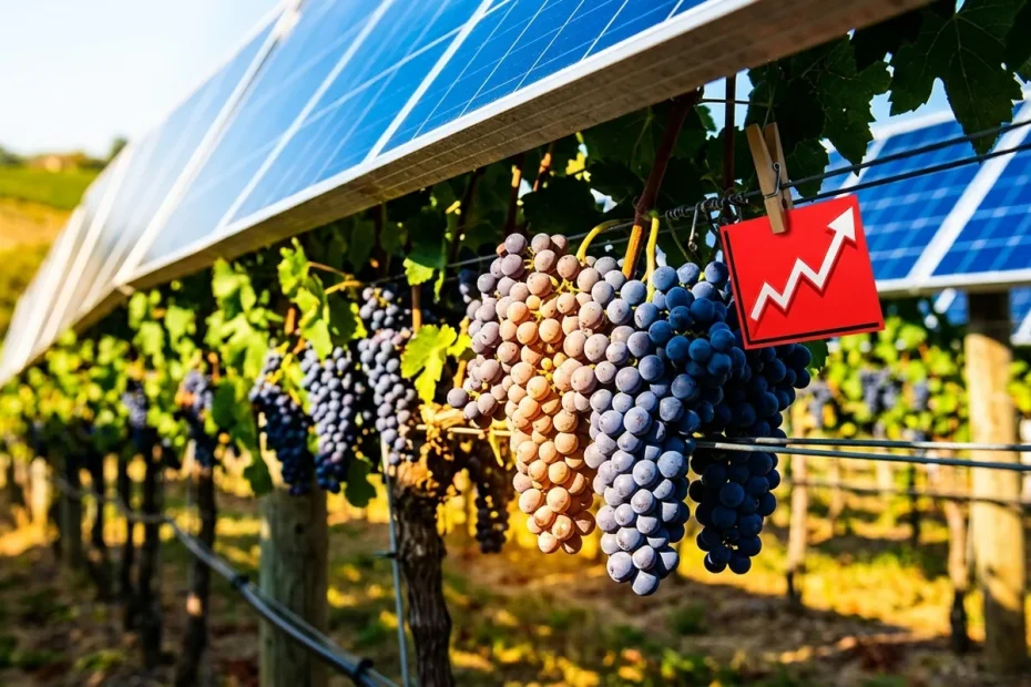 Vinná réva pod panely? Skrytá chyba, která může zničit úrodu i úspory