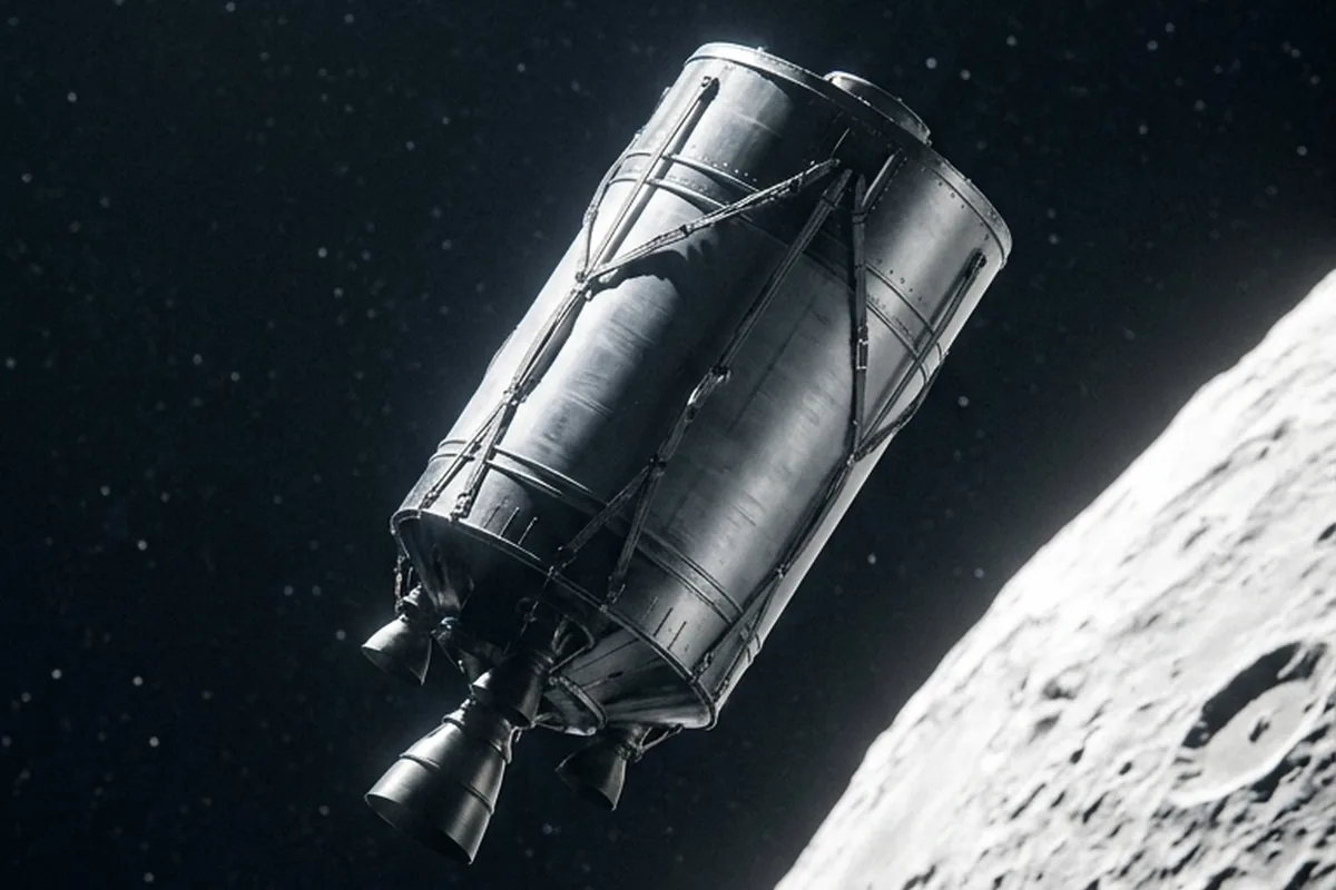 Kus rakety Falcon 9 má v létě narazit do Měsíce, odhaduje astronom